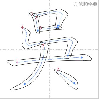 吳幾畫|吴的筆順 「吴」的筆劃順序動畫演示 國字「吴」怎麼寫